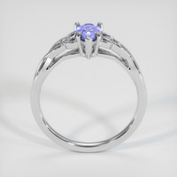 0.65 Ct. Sapphire Ring, 18K White Gold 3