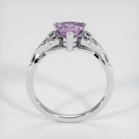 0.98 Ct. Purple Sapphire Ring, 18K White Gold 3