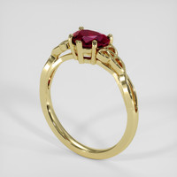 1.65 Ct. Ruby Ring, 10K Yellow Gold 2