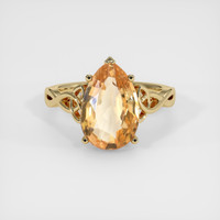 4.11 Ct. Gemstone Ring, 14K Yellow Gold 1