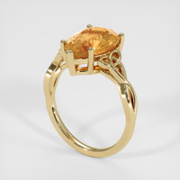 4.11 Ct. Gemstone Ring, 14K Yellow Gold 2