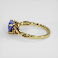 2.00 Ct. Blue Sapphire Ring, 14K Yellow Gold 4