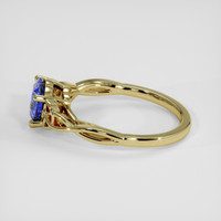 1.24 Ct. Blue Sapphire Ring, 14K Yellow Gold 4