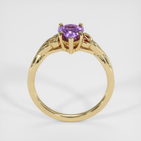 1.62 Ct. Pinkish Purple Sapphire Ring, 14K Yellow Gold 3