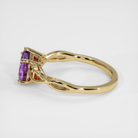 1.62 Ct. Pinkish Purple Sapphire Ring, 14K Yellow Gold 4