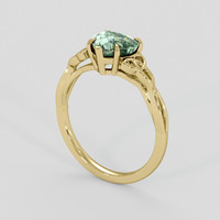1.69 Ct. Bi Color Sapphire Ring, 14K Yellow Gold 2