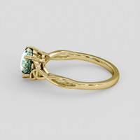 1.69 Ct. Bi Color Sapphire Ring, 14K Yellow Gold 4