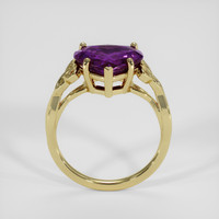 5.17 Ct. Purple Sapphire Ring, 14K Yellow Gold 3