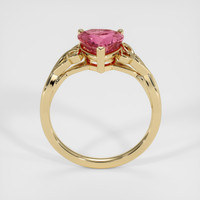 2.06 Ct. Padparadscha Sapphire Ring, 14K Yellow Gold 3