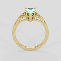 1.15 Ct. Emerald Ring, 18K Yellow Gold 3