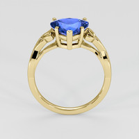 2.75 Ct. Blue Sapphire Ring, 18K Yellow Gold 3