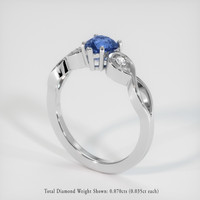 1.01 Ct. Sapphire Ring, Platinum 950 2