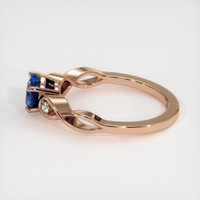 1.56 Ct. Sapphire Ring, 18K Rose Gold 4