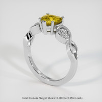 1.25 Ct. Gemstone Ring, 14K White Gold 2