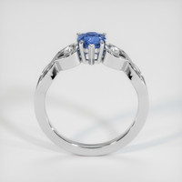 1.01 Ct. Blue Sapphire Ring, 18K White Gold 3
