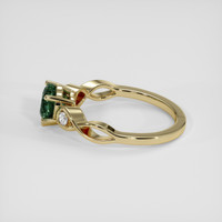 1.74 Ct. Greenish Blue Sapphire Ring, 14K Yellow Gold 4