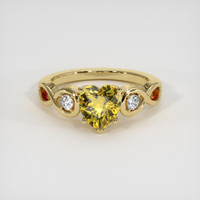 1.25 Ct. Gemstone Ring, 18K Yellow Gold 1