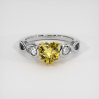 1.25 Ct. Gemstone Ring, 14K Yellow & White 1