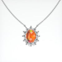 1.76 Ct. Gemstone Necklace, Platinum 950 1