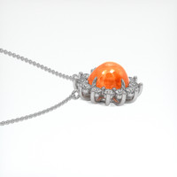 1.76 Ct. Gemstone Necklace, 14K White Gold 3
