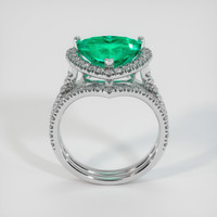 3.10 Ct. Emerald Ring, Platinum 950 3