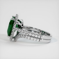 2.82 Ct. Emerald Ring, Platinum 950 4
