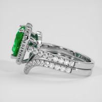 1.85 Ct. Emerald Ring, Platinum 950 4
