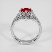 0.81 Ct. Ruby Ring, Platinum 950 3