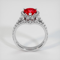 1.68 Ct. Ruby Ring, Platinum 950 3