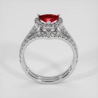 0.87 Ct. Ruby Ring, Platinum 950 3