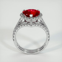 2.03 Ct. Ruby Ring, Platinum 950 3