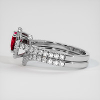 1.08 Ct. Ruby Ring, Platinum 950 4