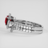 1.52 Ct. Ruby Ring, Platinum 950 4