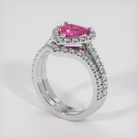 1.04 Ct. Sapphire Ring, Platinum 950 2