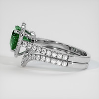 3.50 Ct. Green Sapphire Ring, Platinum 950 4