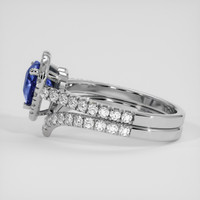 1.20 Ct. Blue Sapphire Ring, Platinum 950 4