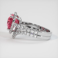 2.06 Ct. Padparadscha Sapphire Ring, Platinum 950 4