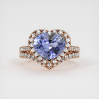 4.79 Ct. Sapphire Ring, 14K Rose Gold 1