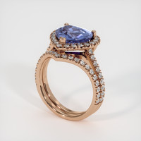 4.79 Ct. Sapphire Ring, 14K Rose Gold 2