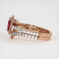 1.44 Ct. Ruby Ring, 14K Rose Gold 4