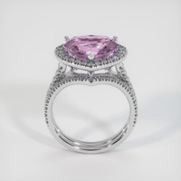 5.25 Ct. Pink Sapphire Ring, 10K White Gold 3