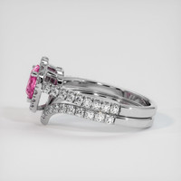 0.72 Ct. Gemstone Ring, 14K White Gold 4