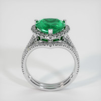 3.01 Ct. Emerald Ring, 18K White Gold 3