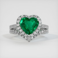 Emerald Ring 2.15 Ct. 18K White Gold Preview