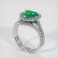 Emerald Ring 2.15 Ct. 18K White Gold Preview