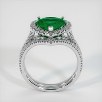 1.98 Ct. Emerald Ring, 18K White Gold 3