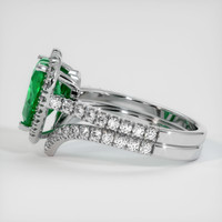 1.98 Ct. Emerald Ring, 18K White Gold 4