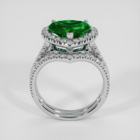 1.85 Ct. Emerald Ring, 18K White Gold 3