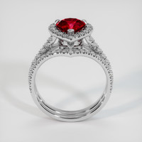 1.81 Ct. Ruby Ring, 18K White Gold 3