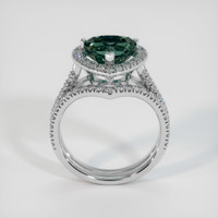 3.34 Ct. Bi Color Sapphire Ring, 18K White Gold 3